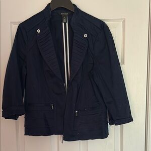 White House Black Market Dark Blue Blazer